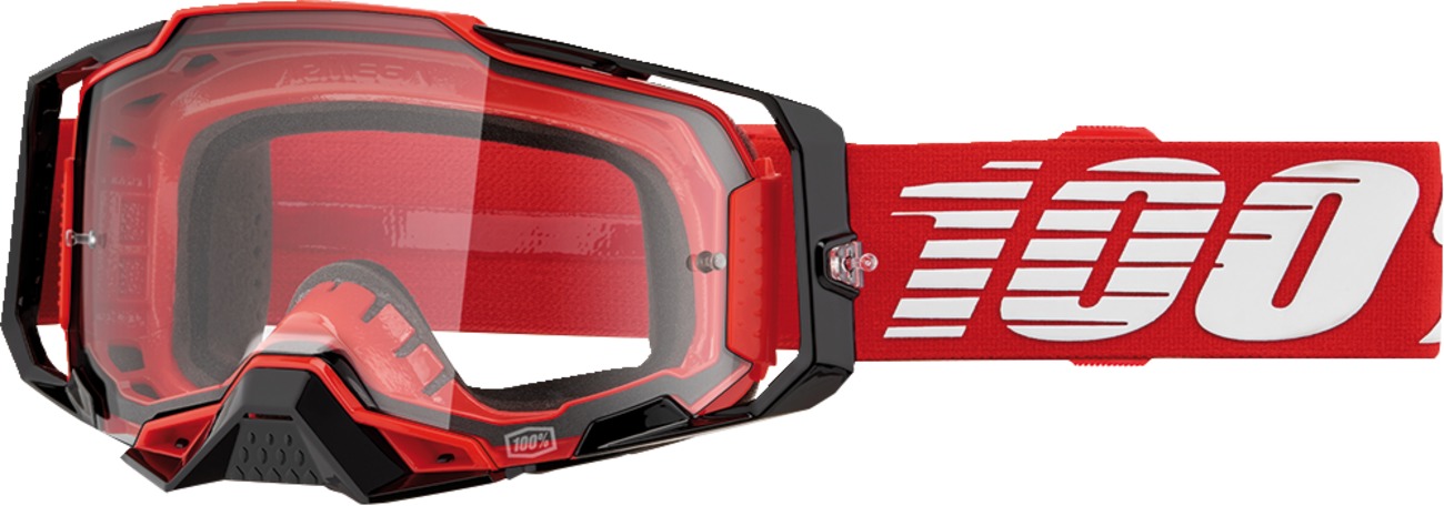 Armega Goggles - Armega Goggle Red - Clear Lens - Click Image to Close