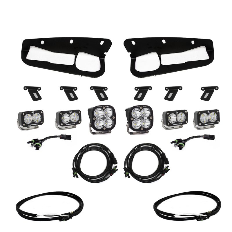 2021+ Ford Bronco Fog Pocket Kit 21-Up Sportsmen w/Upfitter - Click Image to Close