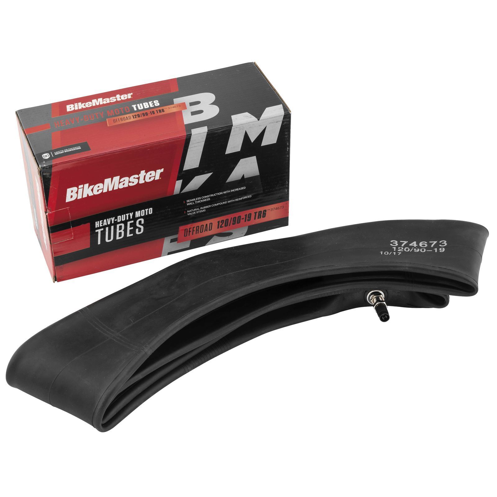 BikeMaster 70/100-19 TR6 Tube Heavy Duty - Click Image to Close