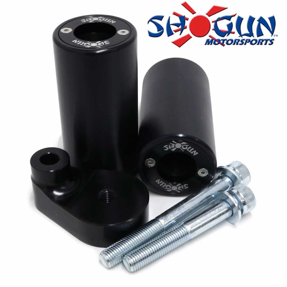 Black PA2 Frame Sliders No Cut - For 11-17 Ninja 1000 - Click Image to Close