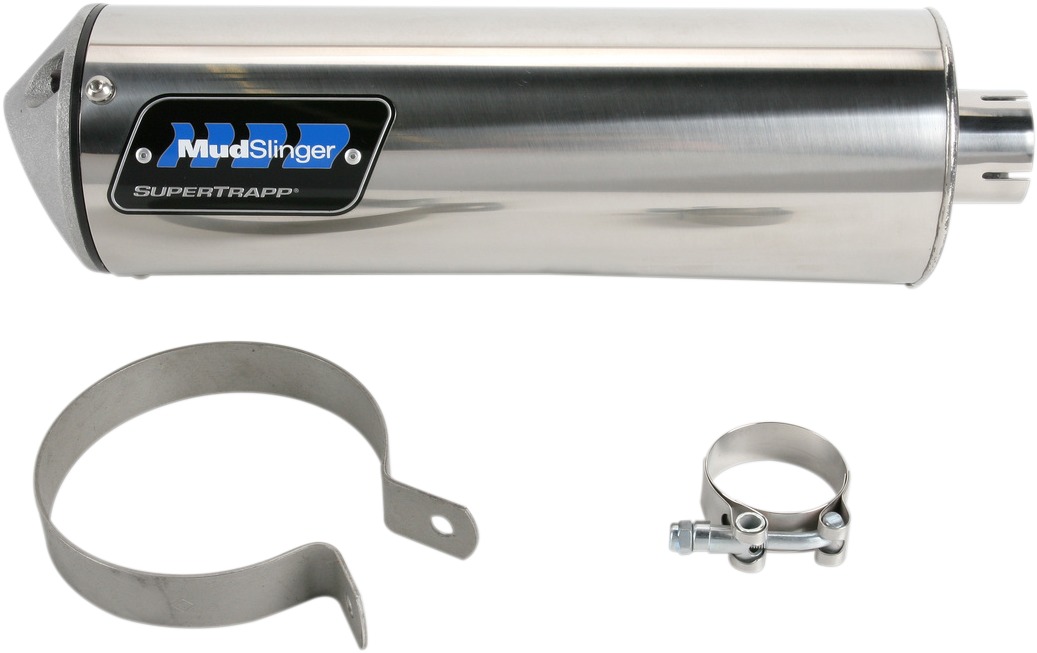 Universal Mudslinger Slip On Exhaust - 500-800cc ATV's w/1.75" Inlet - Click Image to Close