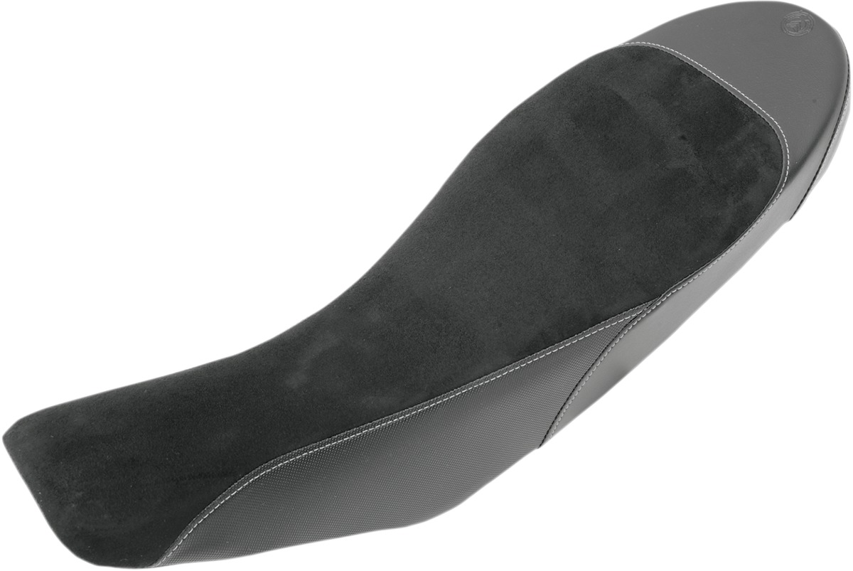 Adventure Plain 2-Up Seat Black Gel - For Suzuki DRZ400 - Click Image to Close