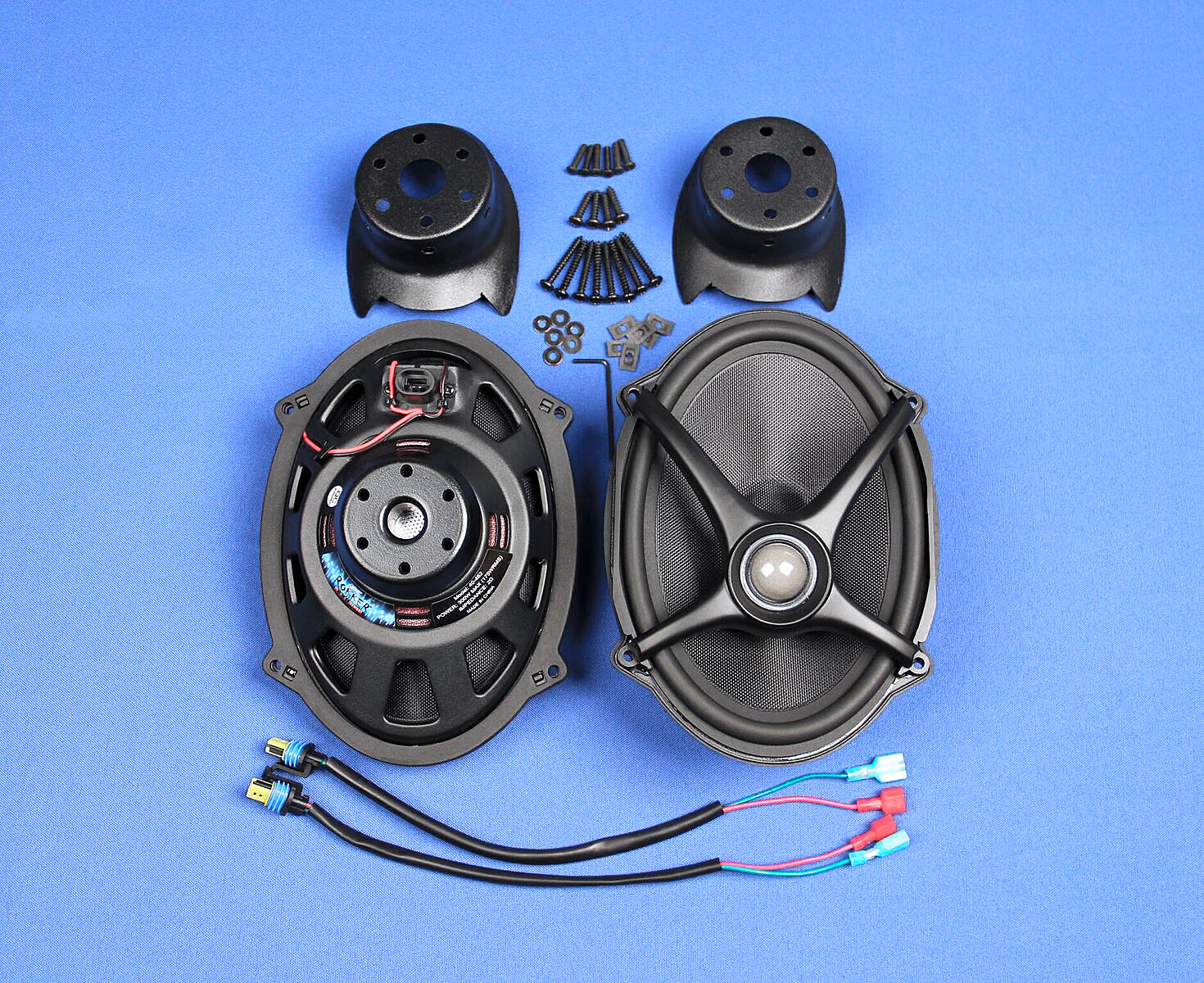 Rokker XXR 5x7 Speaker Upgrade Kit - For 06-19 HD Touring - Click Image to Close