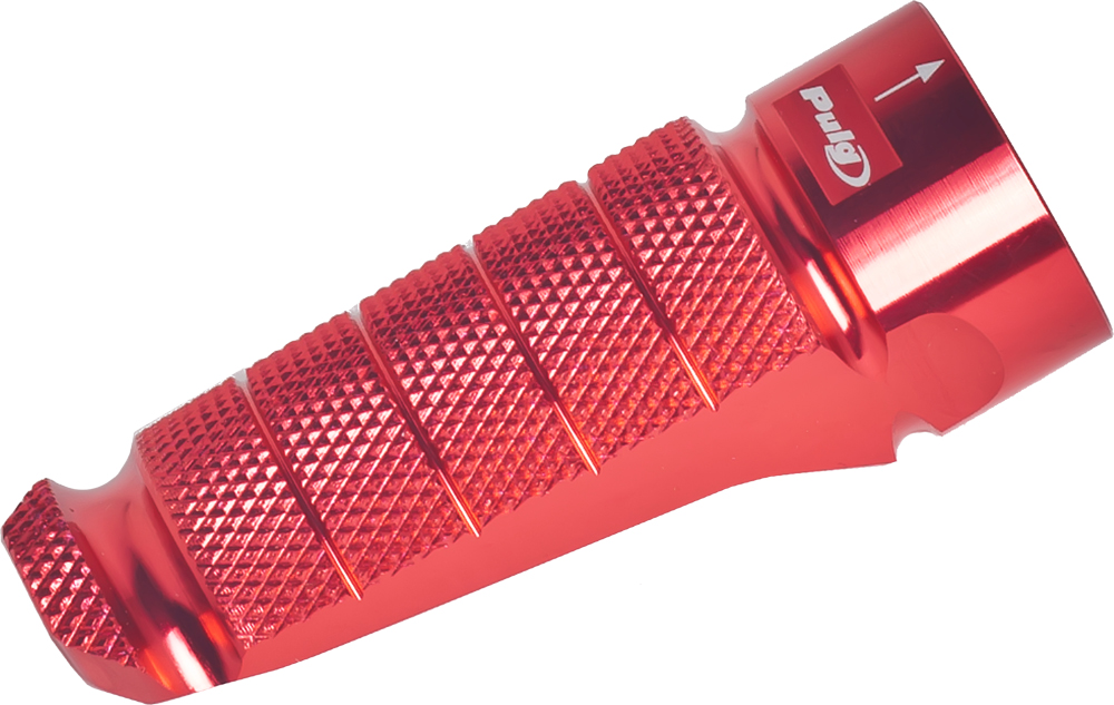 Hi-Tech Racing Footpegs Red - For Use w/ Puig Footpeg Adapters - Click Image to Close