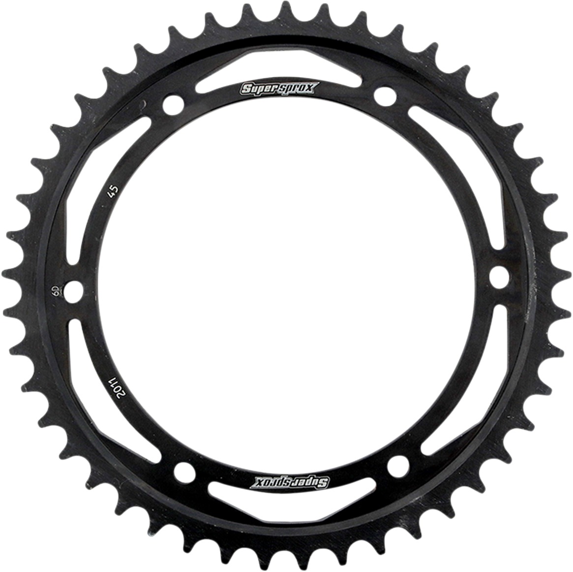 Steel 530 45T Rear Sprocket - Black - Click Image to Close