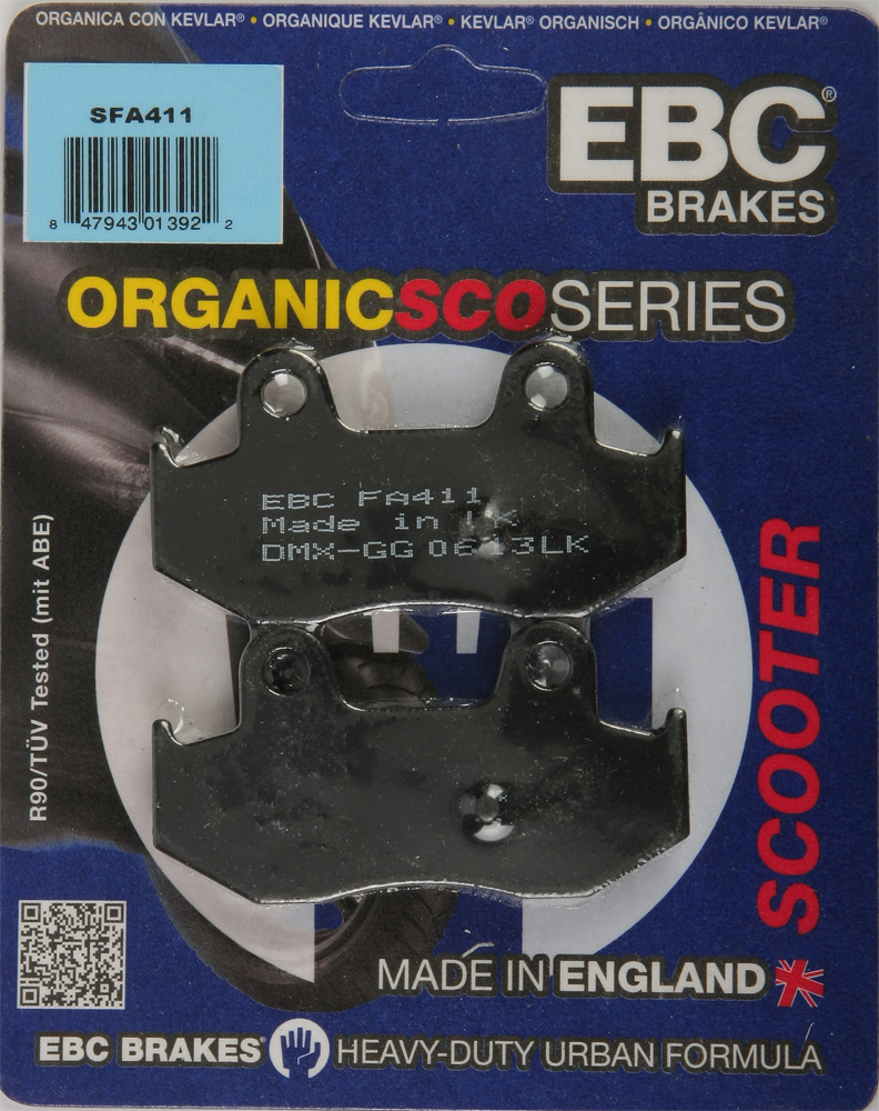 Standard Organic Brake Pads - Click Image to Close