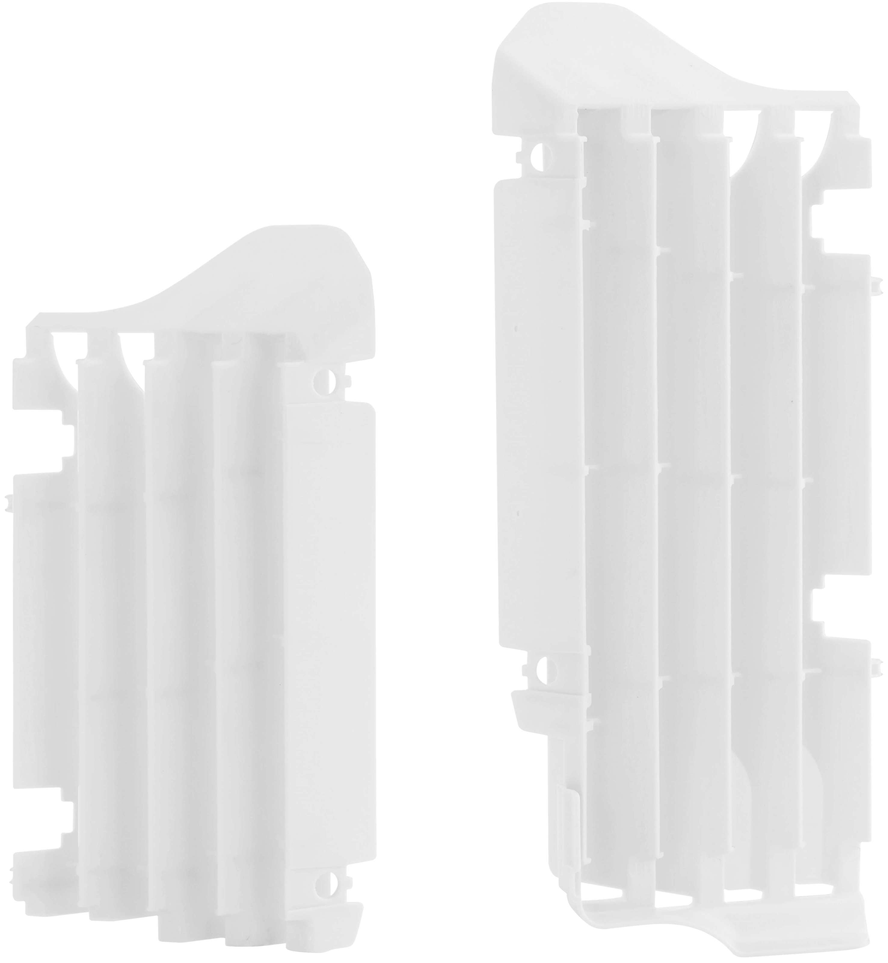 White Radiator Louvers - For 18-23 Suzuki RMZ450 - Click Image to Close