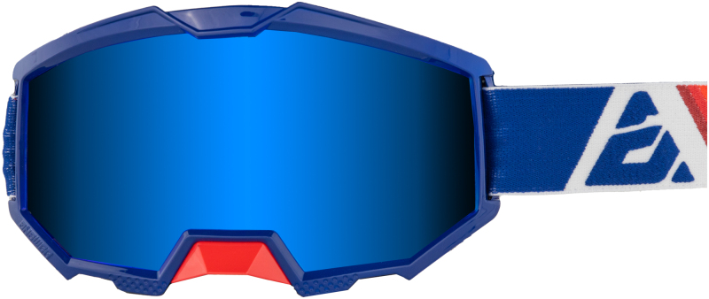 Answer Apex 3 Goggles Red/White/Blue - Adult - Universal fit goggles in R/W/B with clear lens. - Click Image to Close