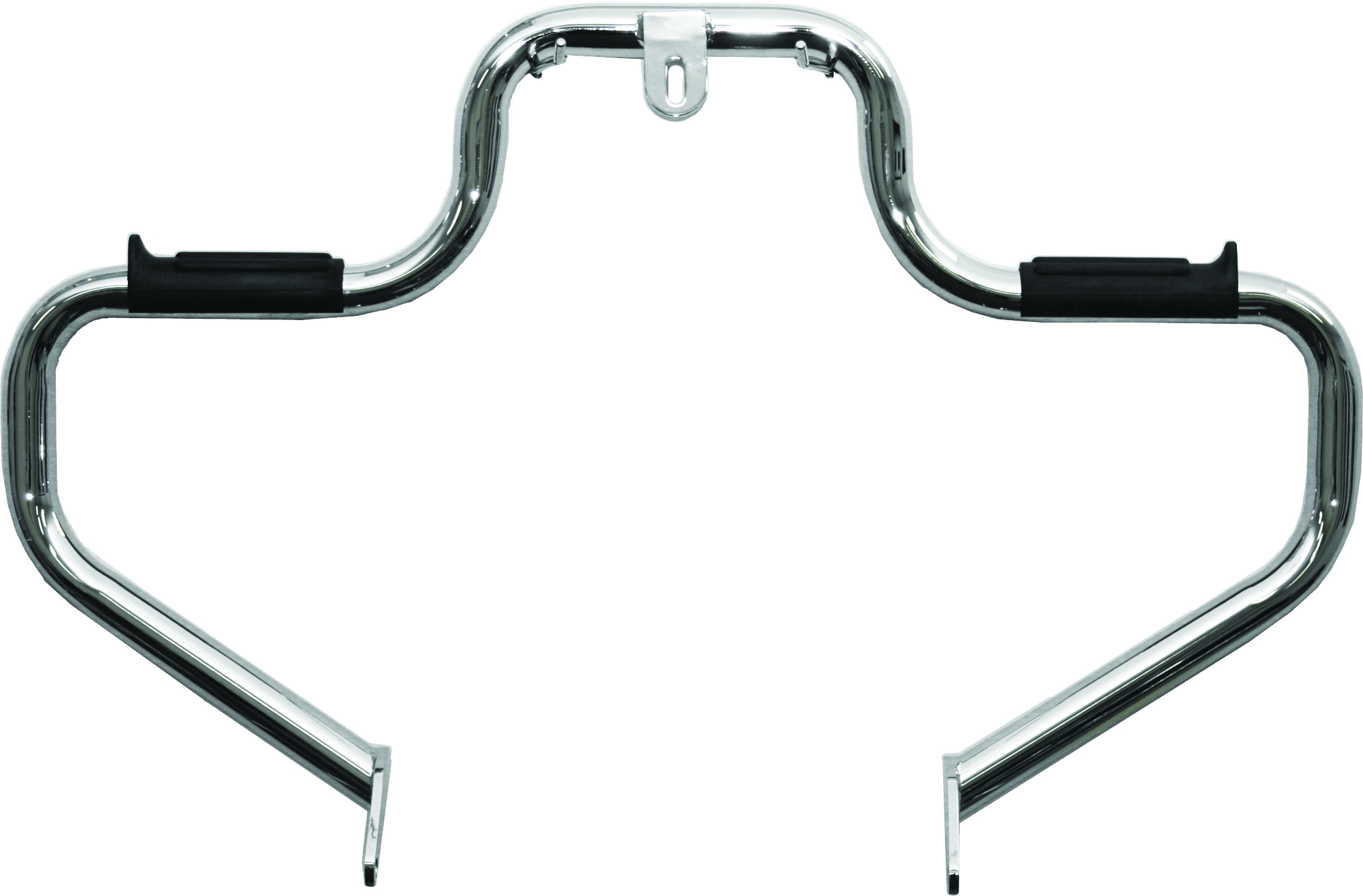 Multibar Engine Guard Chrome - For 91-17 Harley Dyna w/ Mid Controls - Click Image to Close