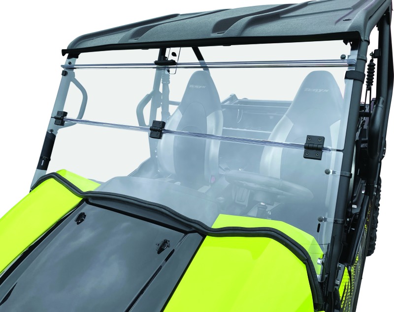 16-22 Kawasaki KRF800 Teryx Windbreak Folding Windshield - Click Image to Close