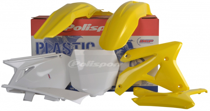 Plastic Kit - Original Yellow - For 2007 Suzuki RMZ450 - Click Image to Close