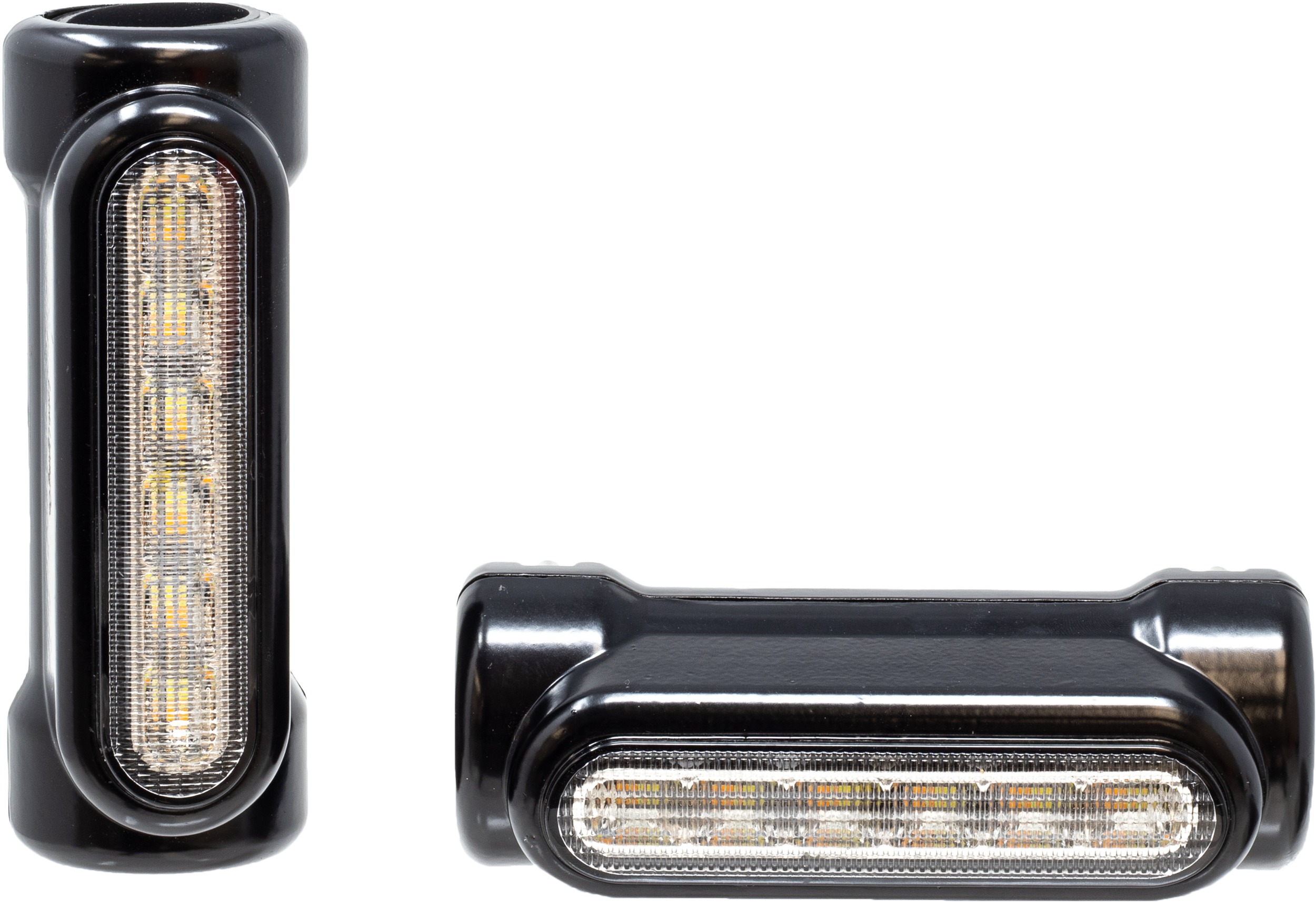 Letric Lighting Engine Guard Lights Blk/Wht - Click Image to Close