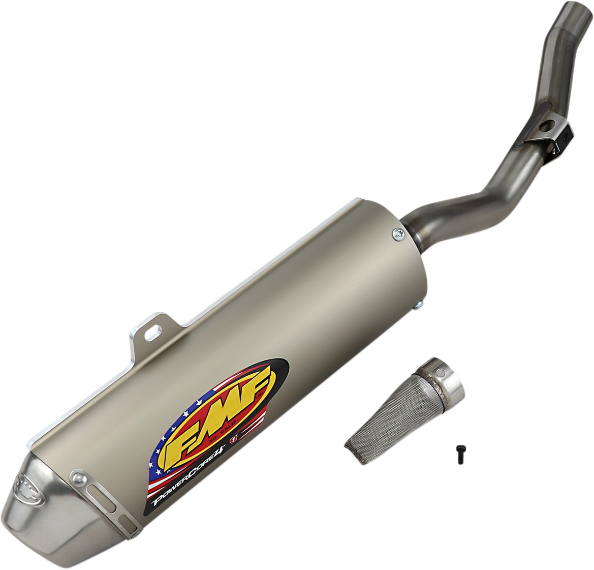 PowerCore 4 Slip On Exhaust - For 87-22 Yamaha TW200 - Click Image to Close