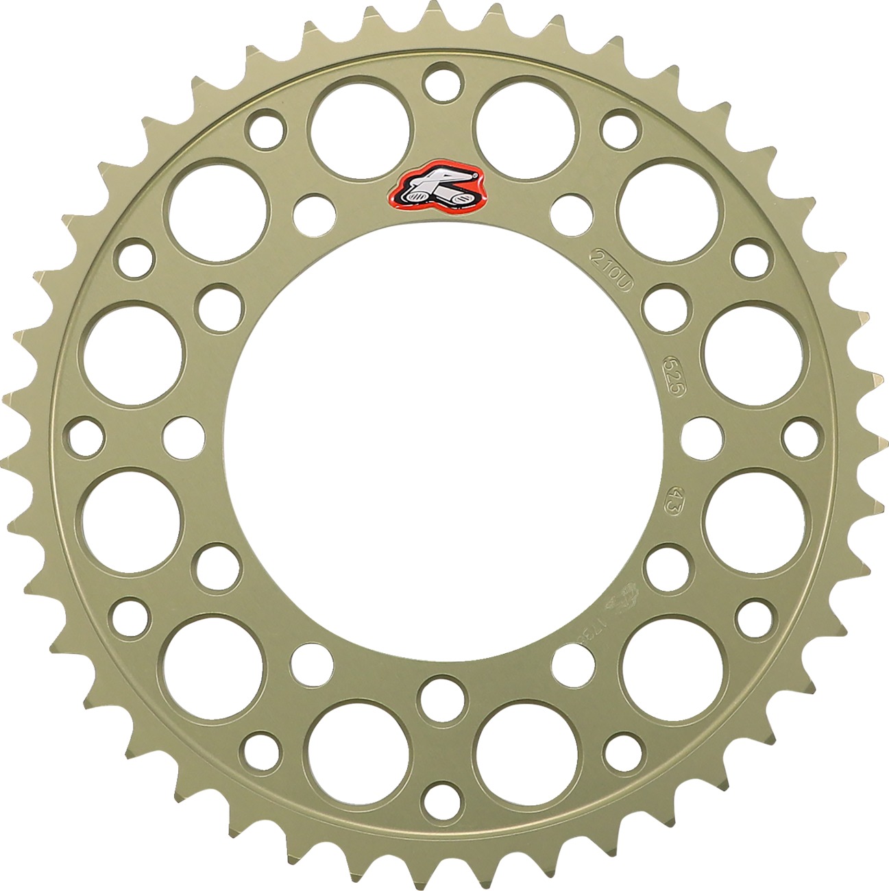 Rear Sprocket Grooved-H Anod 525-43 Teeth - For 11-14/17-20 Suz GSX-R600/S700/ 14-23 Yam FZ-07/10 - Click Image to Close