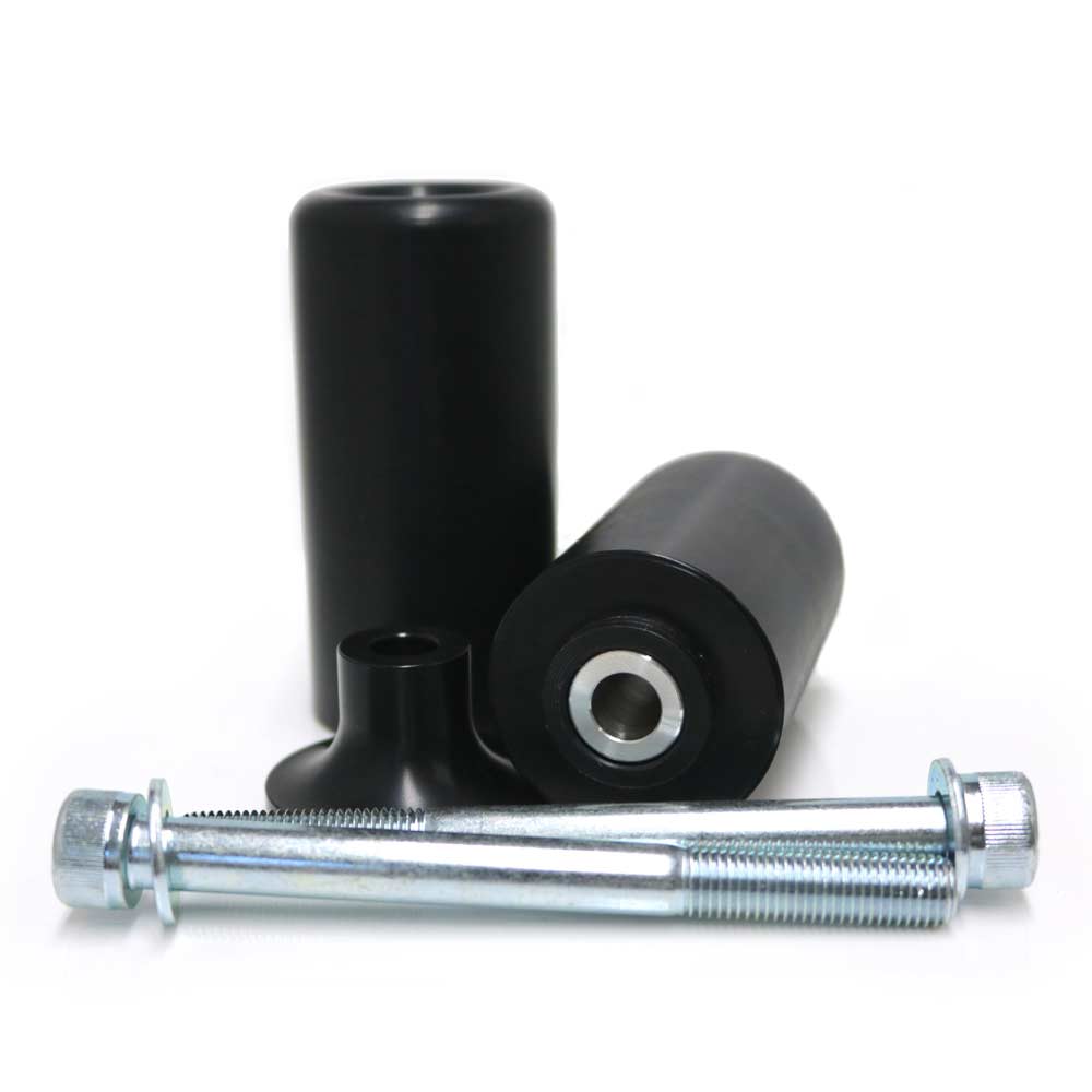 Black Frame Sliders - For 05-06 Kawasaki ZX6R/RR - Click Image to Close