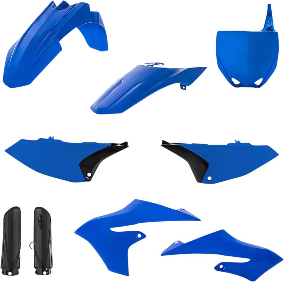 Full Plastic Kit - Blue/Black Original 2021 - For 18-23 Yamaha YZ65 - Click Image to Close