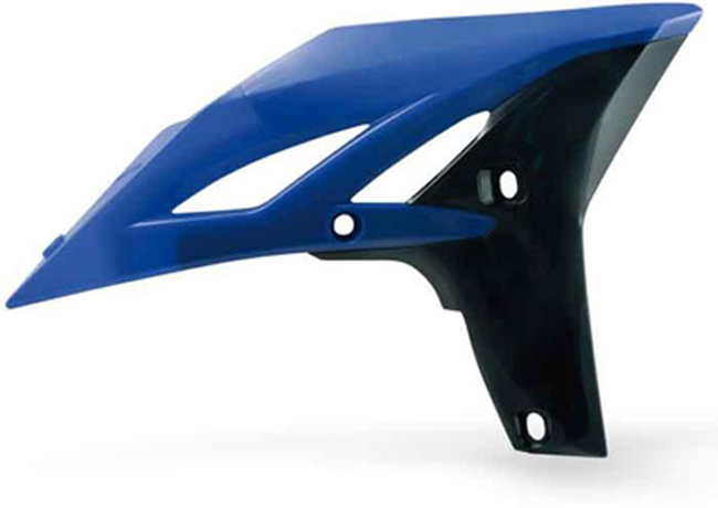 Radiator Shrouds - Blue/Black - Click Image to Close