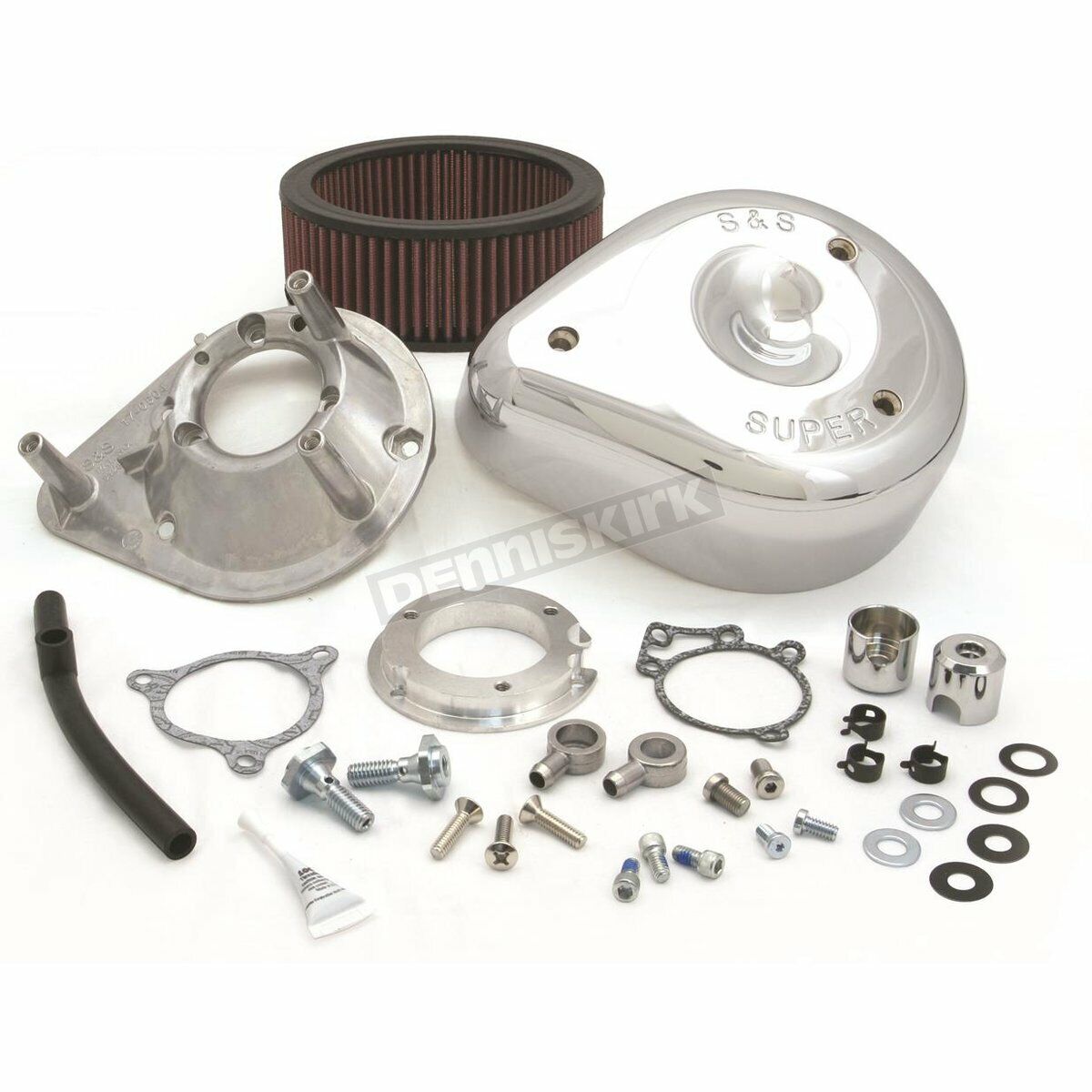 Teardrop Air Cleaner Kit - Chrome - For 08-17 Tri-Glide/CVO Stock-Bore Throttle By Wire Models - Click Image to Close