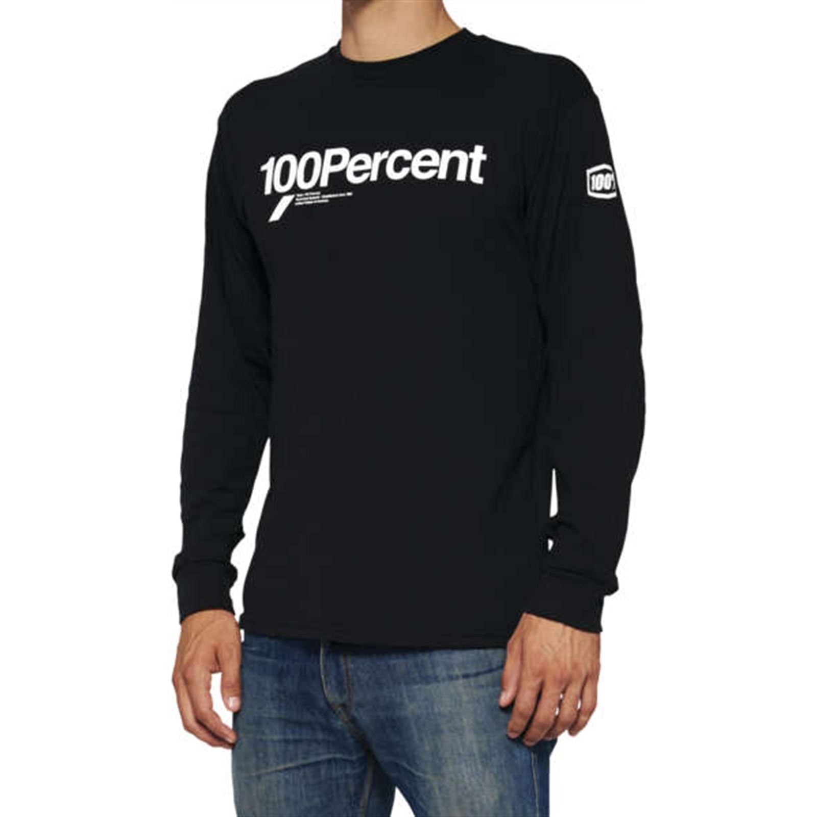 100% Bilto Ls Tee Blk Sm - Click Image to Close