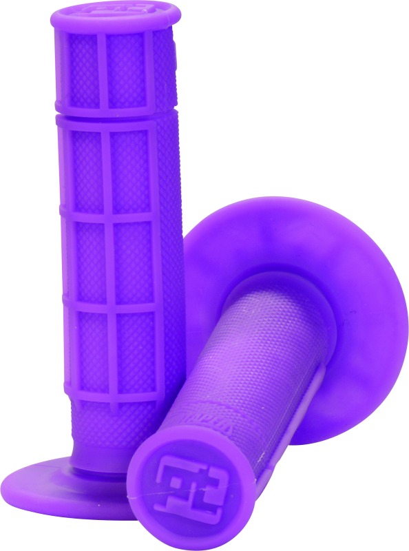 ProTaper 1/2 Waffle Grips - Neon Purple - Click Image to Close