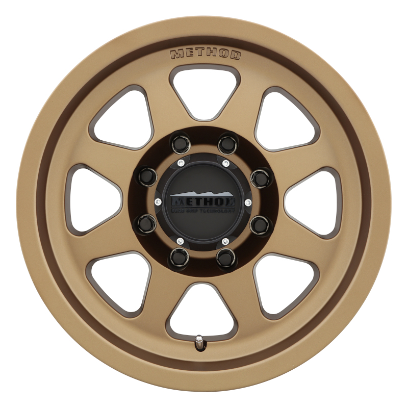 MR701 17x8.5 0mm Offset 8x6.5 130.81mm CB Method Bronze Wheel - Click Image to Close