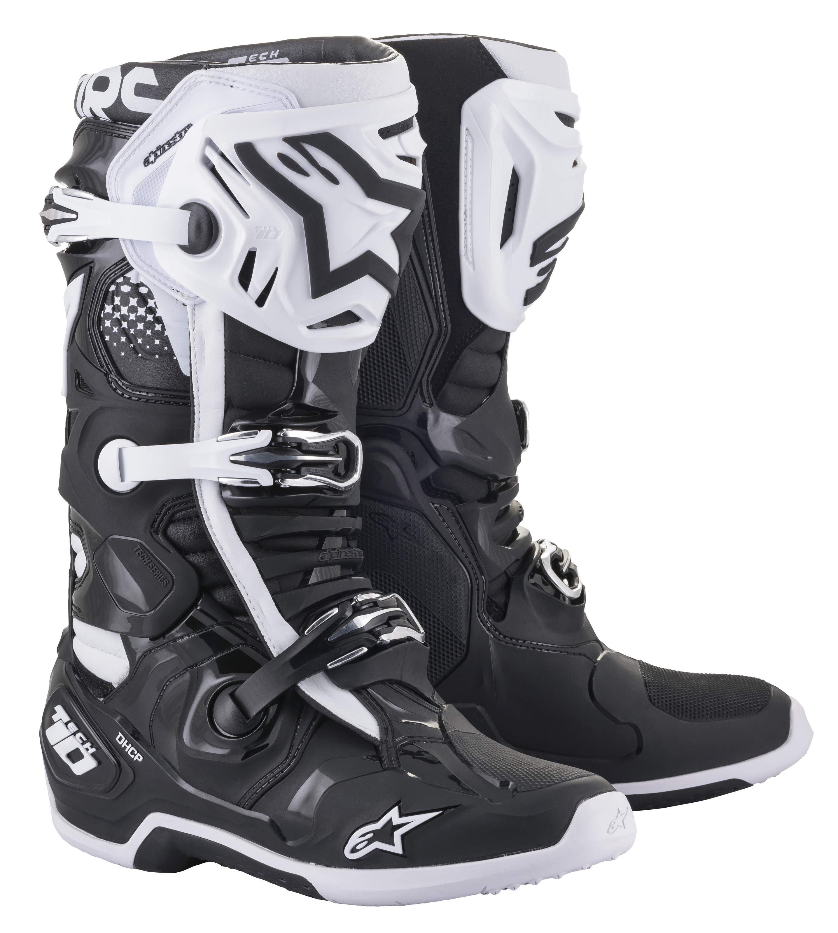 Tech 10 Boots Black/White US 07 - Click Image to Close