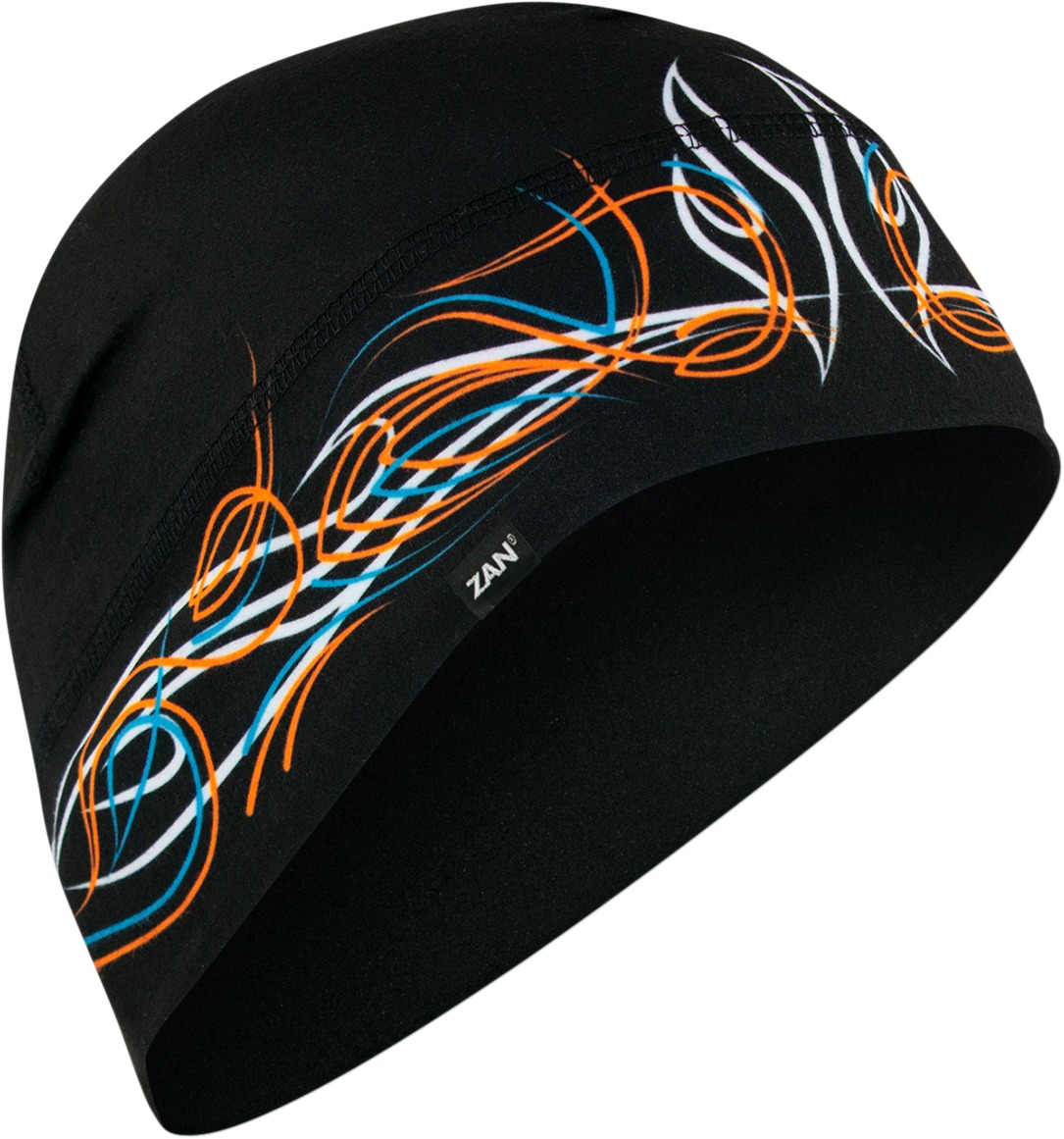 SportFlexT Beanie/Helmet Liner - Beanie Sptflx Pinstripe Flame - Click Image to Close