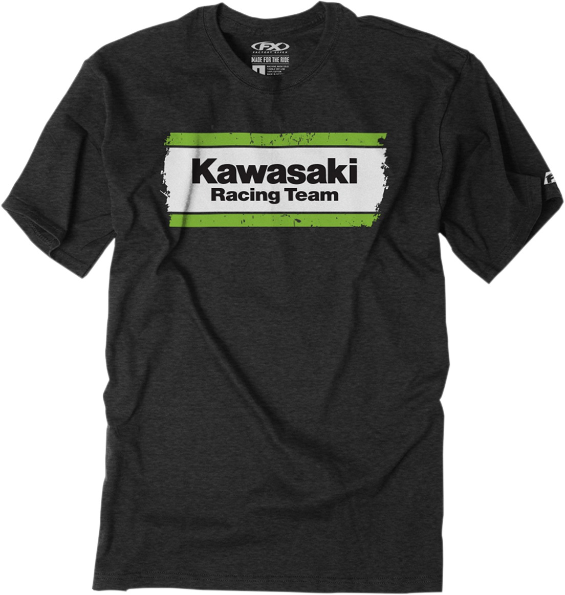 Men's Kawasaki Legend Tee - Kaw Legend Tee Hthr Char 2Xl - Click Image to Close