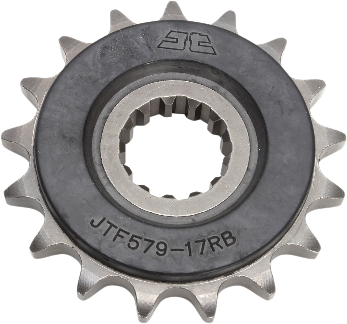 Steel Front Sprocket w/ Rubber Damper - 17 Teeth - New JT! - Click Image to Close