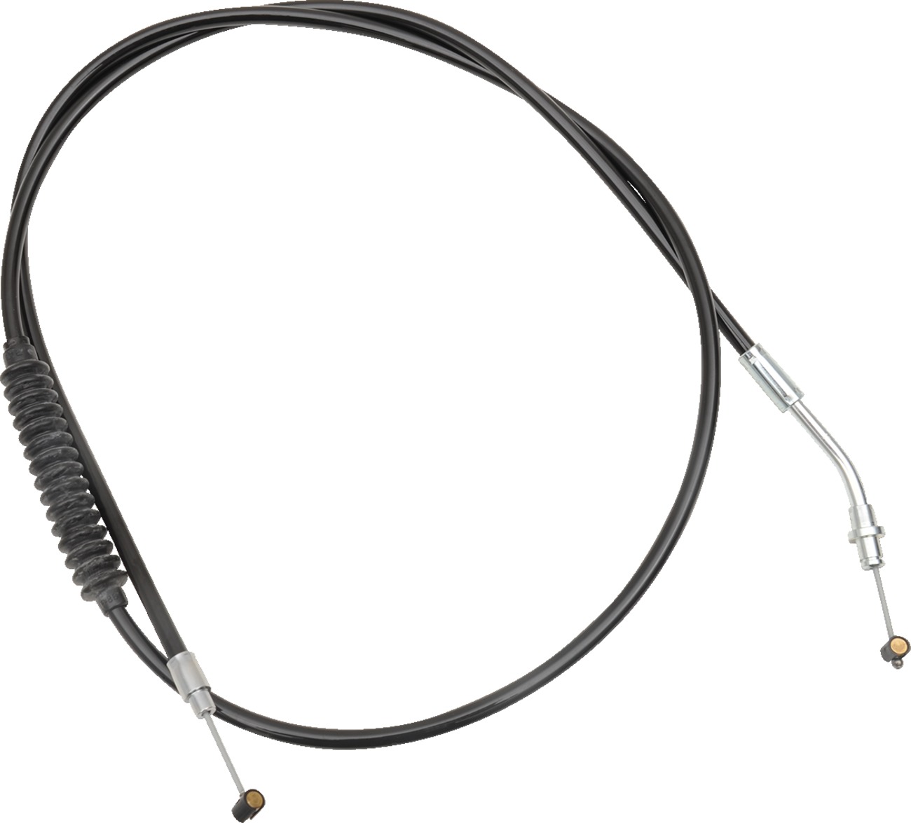 Vinyl Clutch Cables for Indian - Clutch Cable Black +6 - Click Image to Close