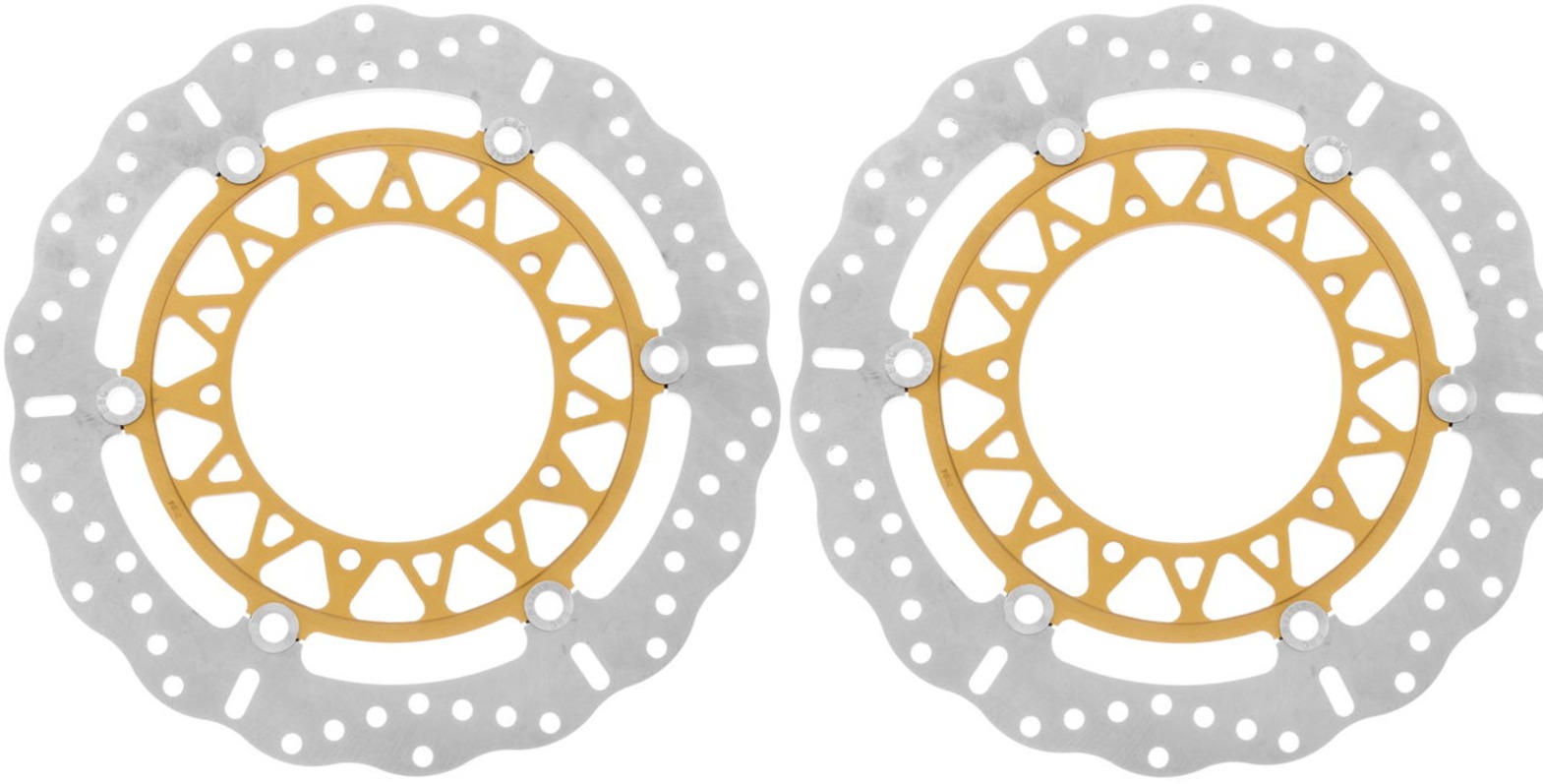 Floating Contour Brake Rotor Front Set - Click Image to Close