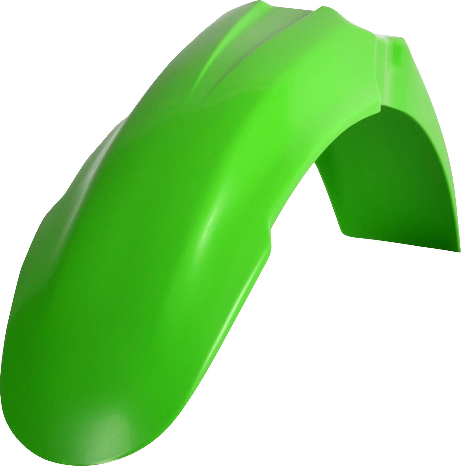 Front Fender - Original Green - For 03-08 Kawasaki KX125 KX250 - Click Image to Close