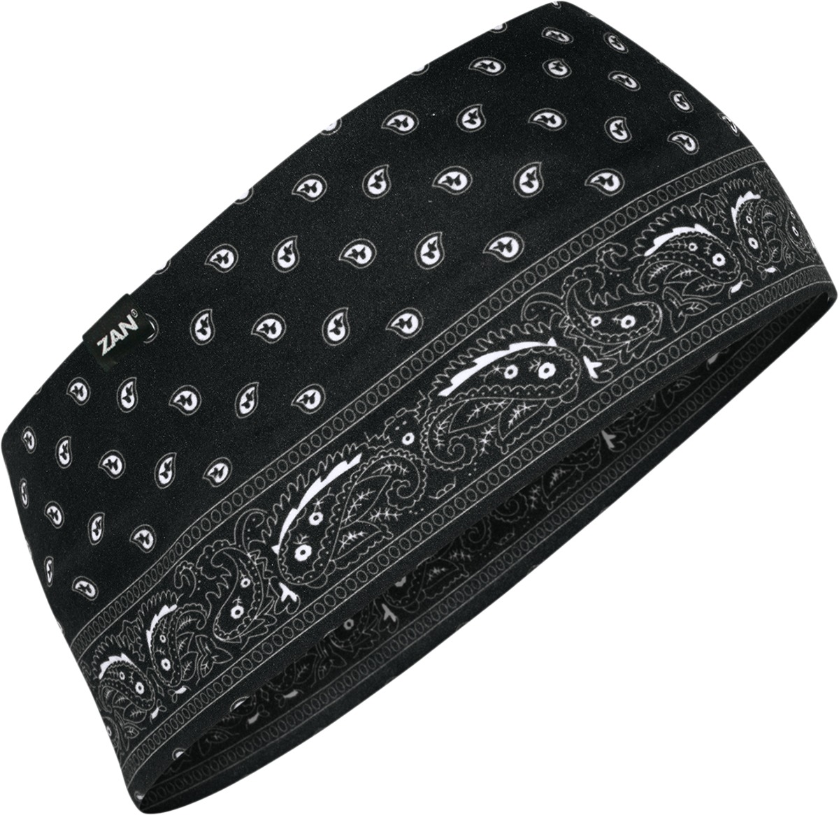 SportFlexT Headband - Headband Sptflx Blk Paisley - Click Image to Close