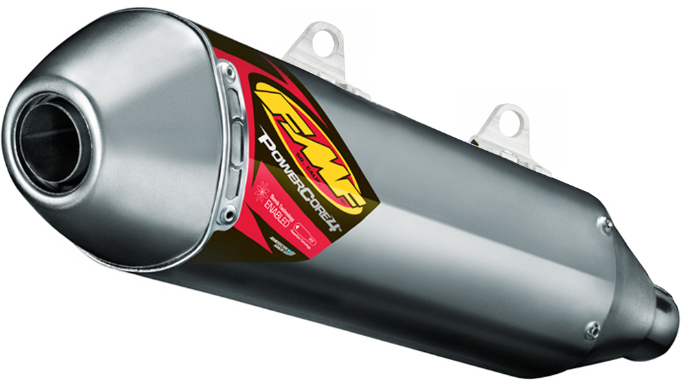 PowerCore 4 Hex Slip On Exhaust - Single Muffler - For 11-13 Honda CRF250R - Click Image to Close