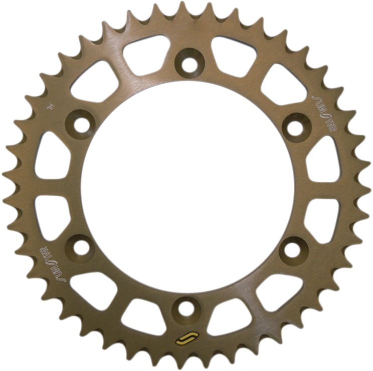 Works Triplestar Aluminum Rear Sprocket 45T - For 83-20 Yam Hon - Click Image to Close