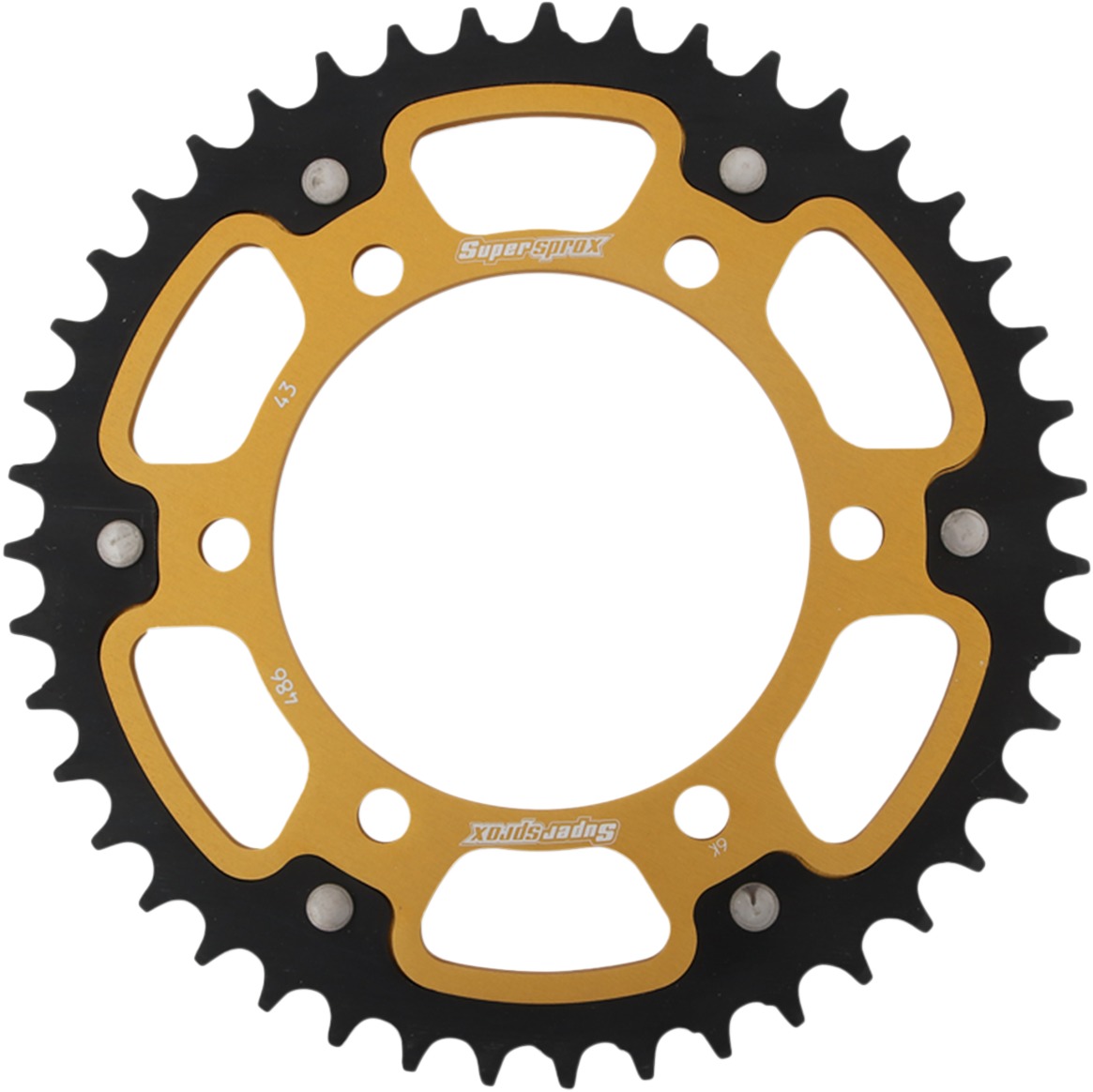 43T Sprocket Gold - Click Image to Close