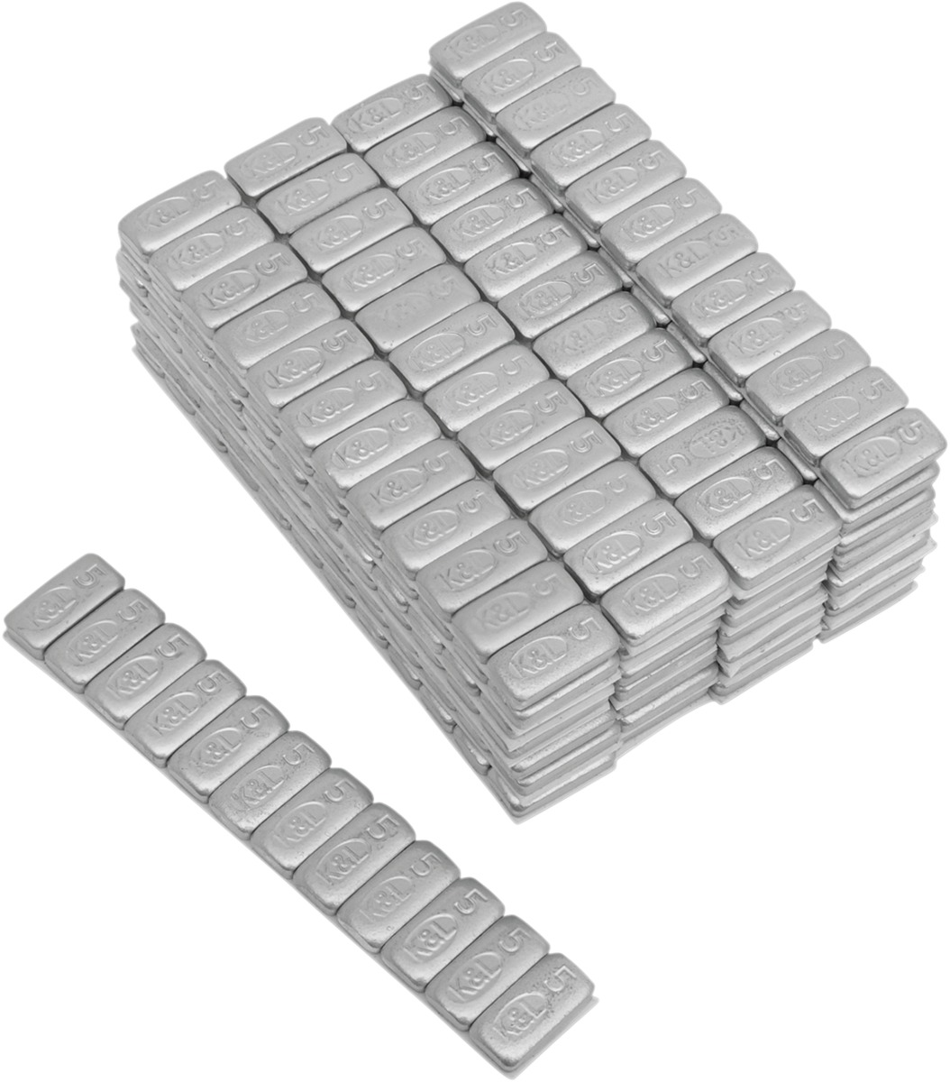 Supply Wheel Weights Steel Adhesive 5 grams Box - Silver - Click Image to Close