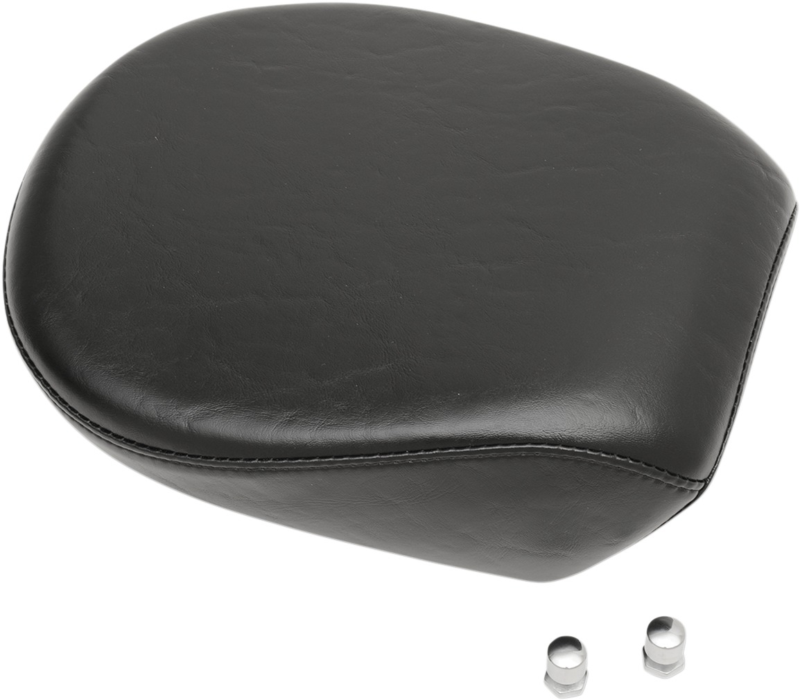 Bare Bones Smooth Vinyl Pillion Pad Black Foam - For 02-07 FLHT Electra - Click Image to Close