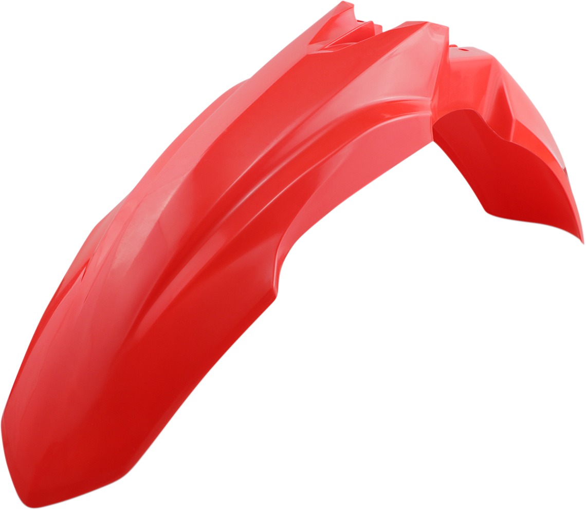 18-21 Honda CRF250R Performance Front Fender Red - Click Image to Close