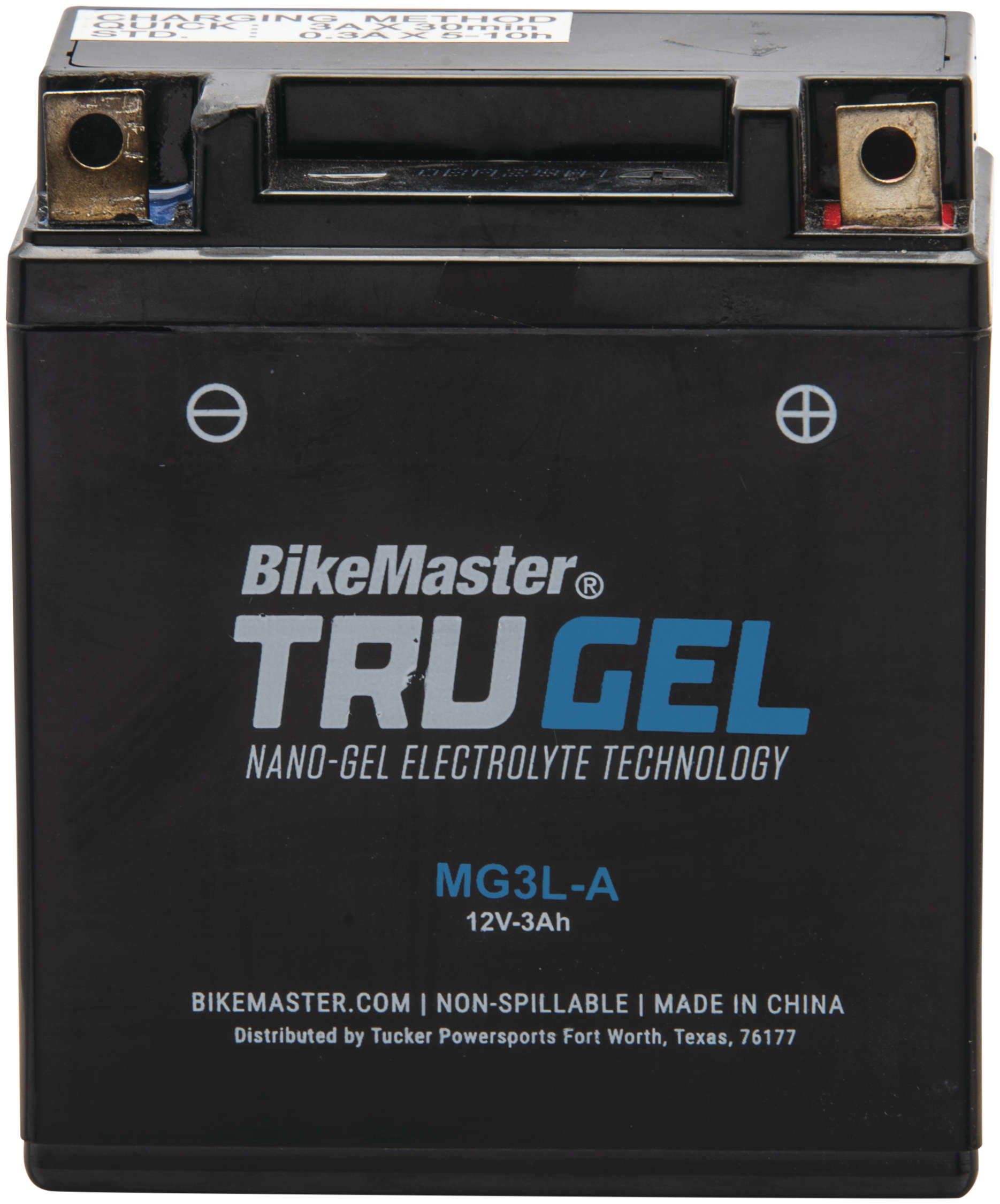 TruGel MG3L-A Gel Cell Battery - Replaces YB3L-A - Click Image to Close