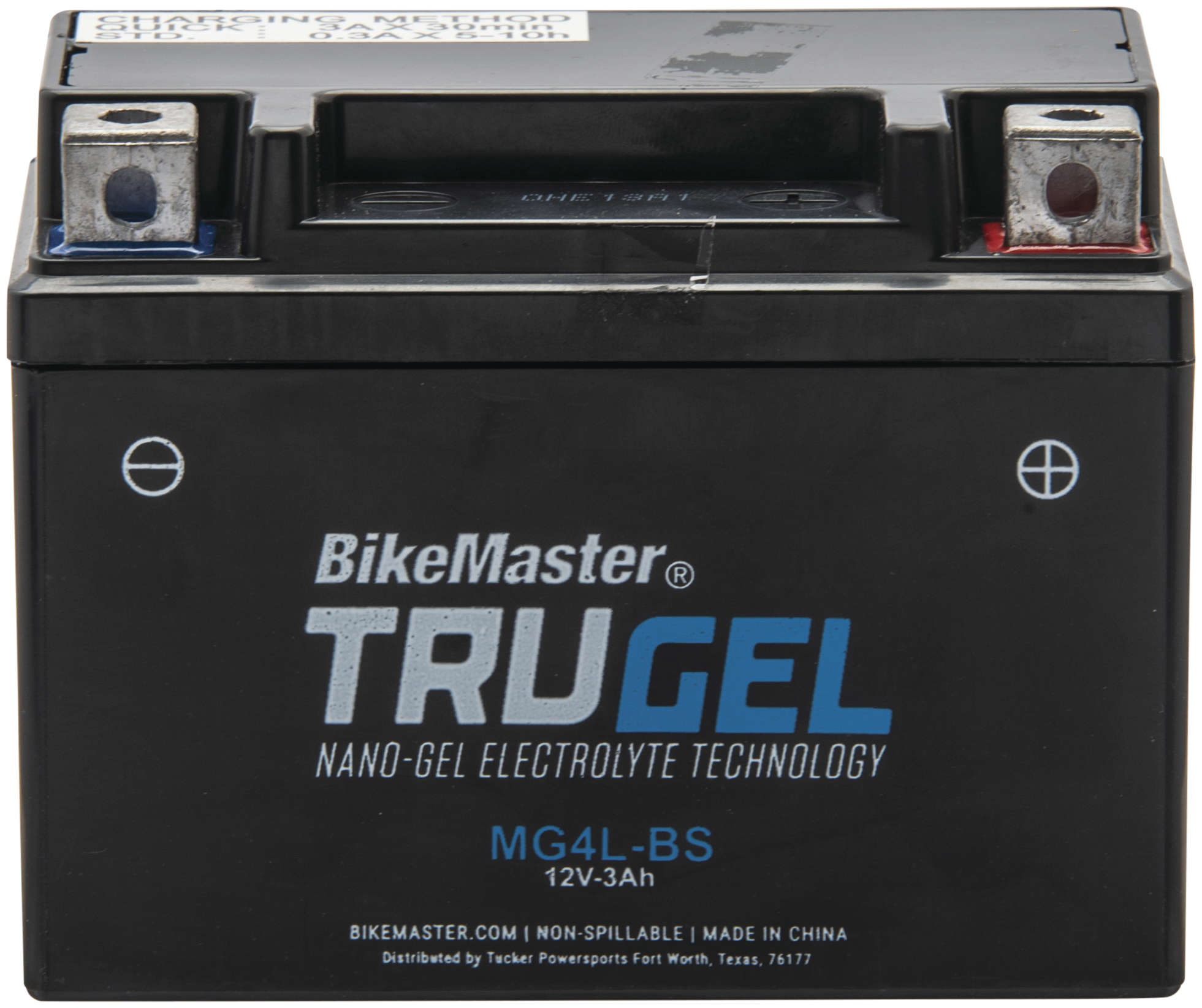 TruGel MG4L-BS Gel Cell Battery - Replaces YTX4L-BS - Click Image to Close