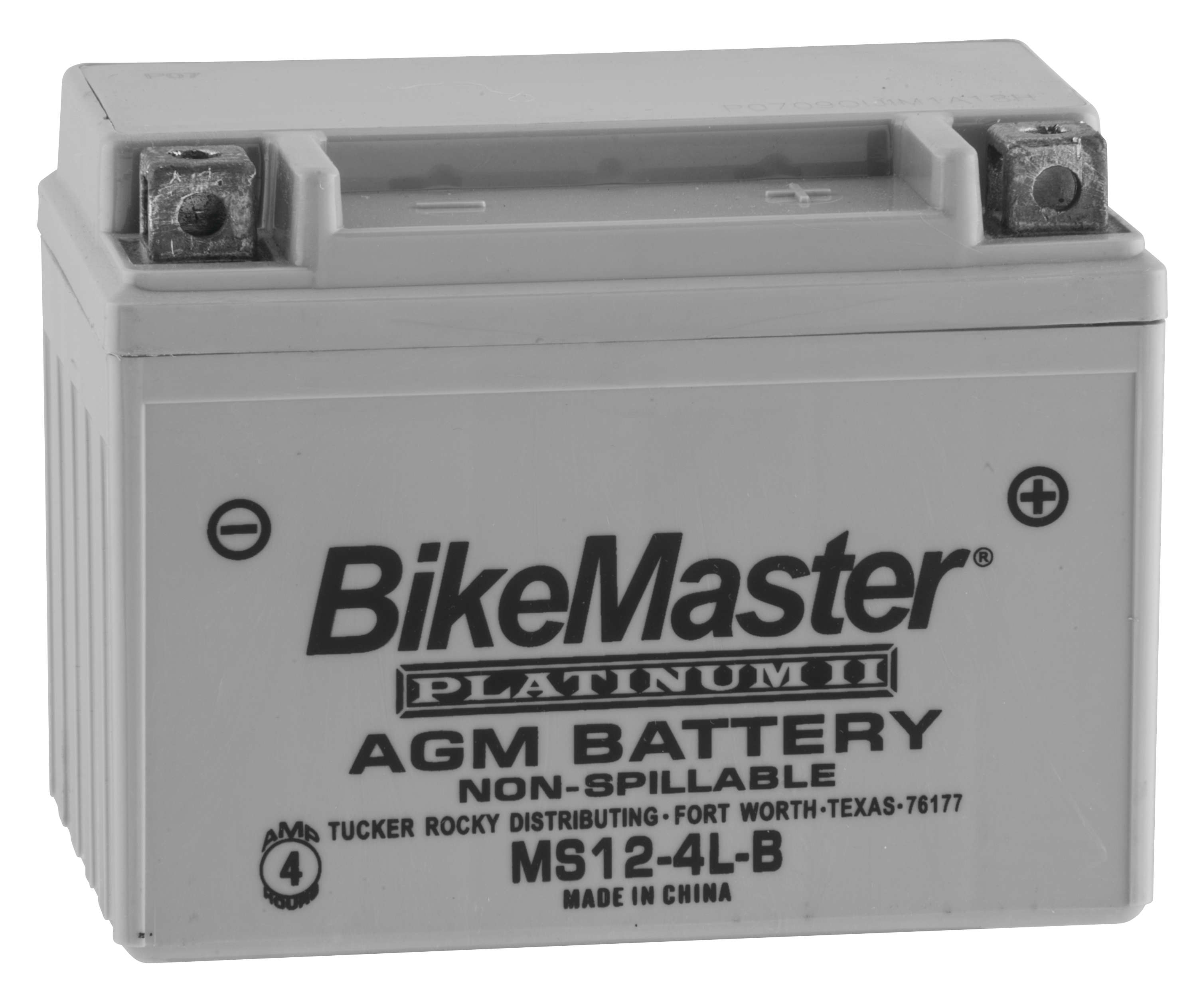 AGM Platinum II Motorcycle & Scooter Battery - Replaces YB4L-B, YTX4L-BS - Click Image to Close