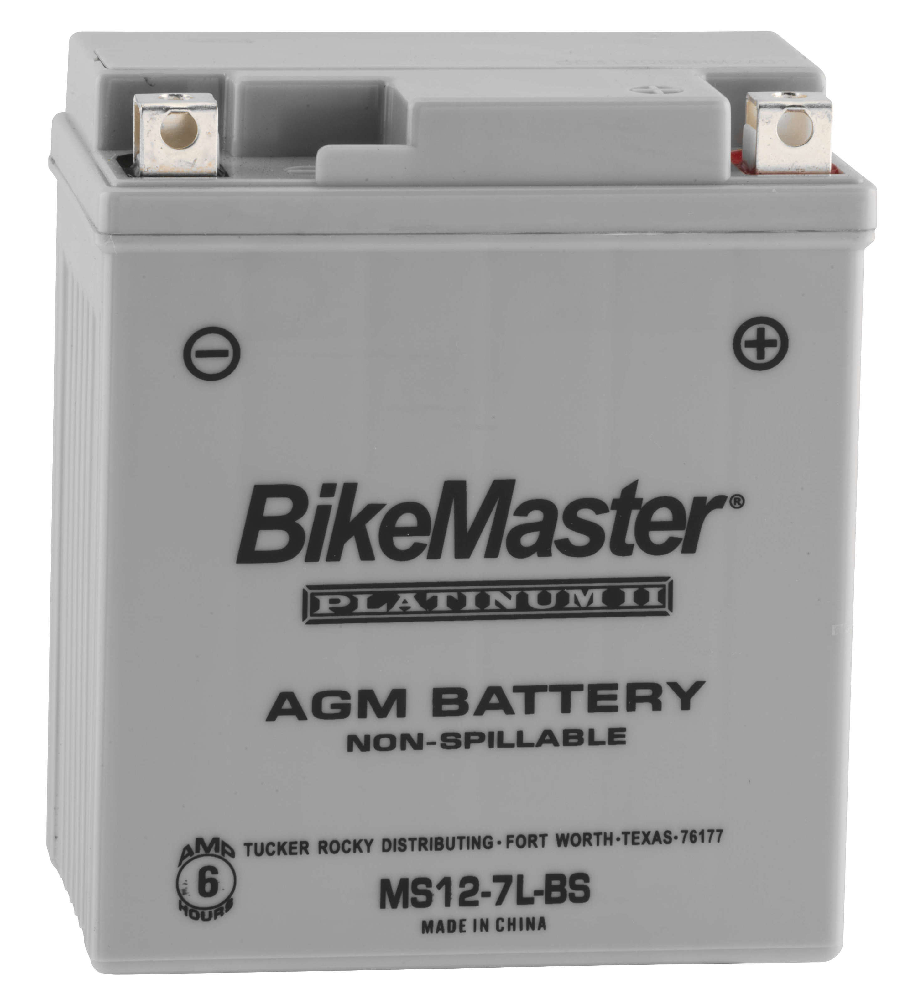 AGM Platinum II Motorcycle & Scooter Battery - Replaces YTX7L-BS - Click Image to Close