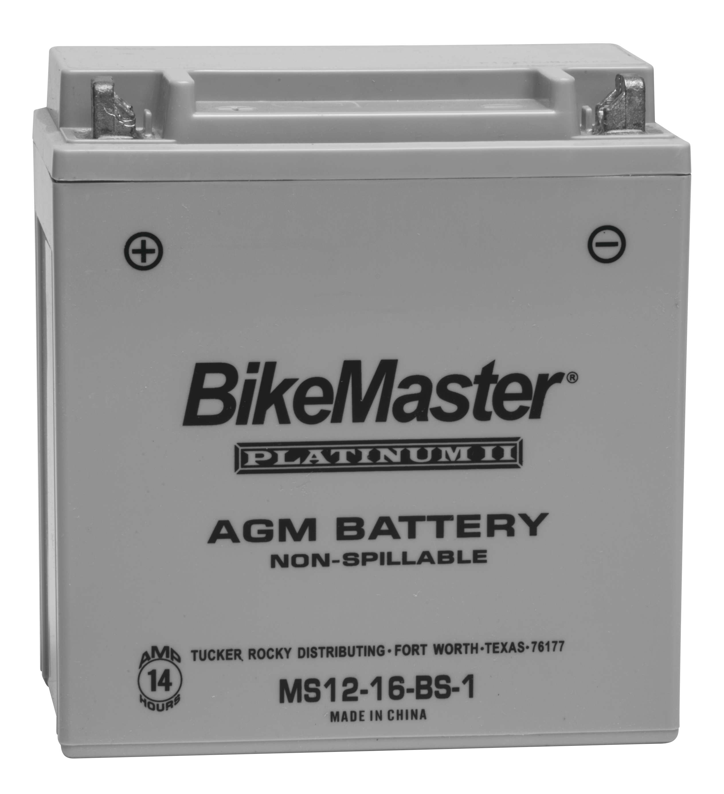 AGM PowerSports Battery - Replaces YTX16-BS-1 - Click Image to Close