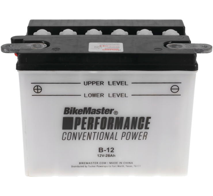 B-12 Conventional 280 CCA Battery - For Harley FL / XL 1965-1984 - Click Image to Close