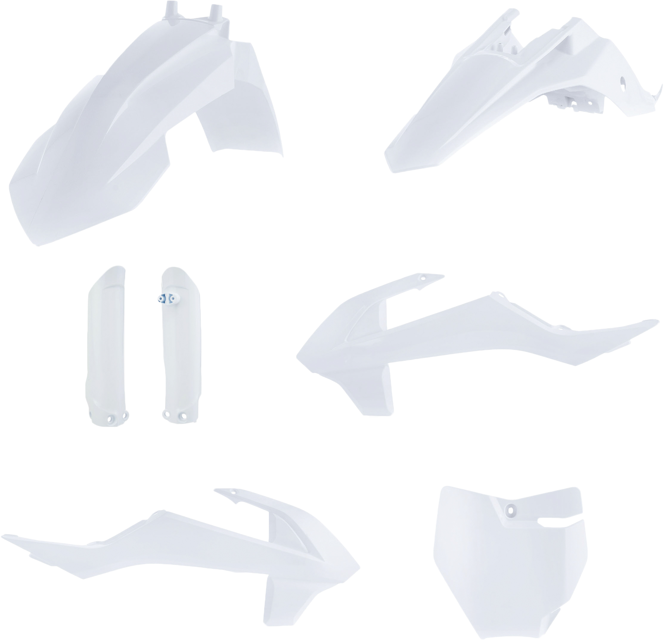 Full Plastic Kit - White - For 19-23 KTM 65 SX - Click Image to Close