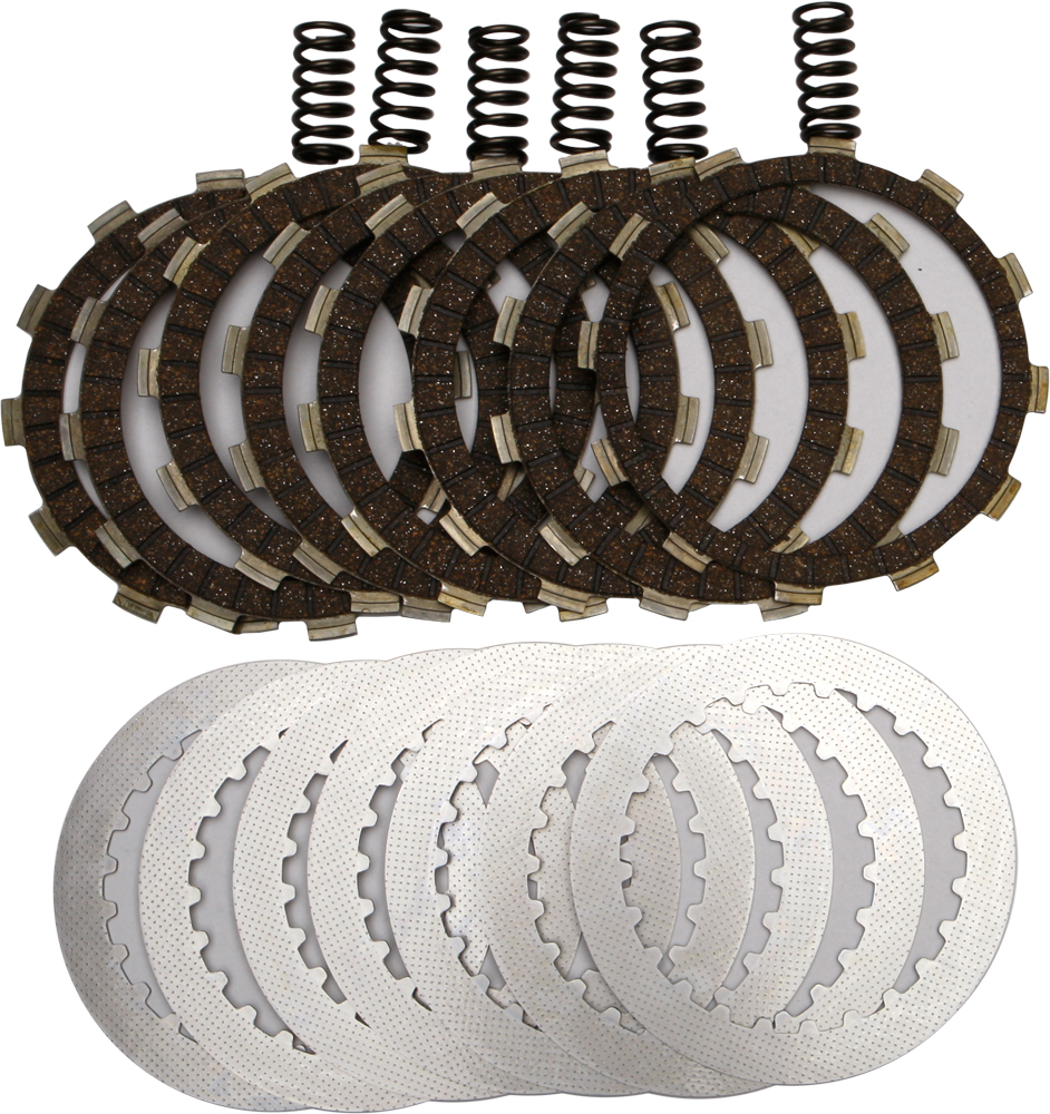 DRC Complete Clutch Kit - Cork CK Plates, Steels, & Springs - For 04-17 Honda CRF250X - Click Image to Close