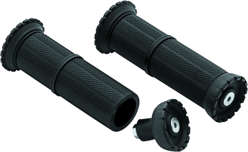 Riot Universal Grips 7/8in Satin Black - Click Image to Close