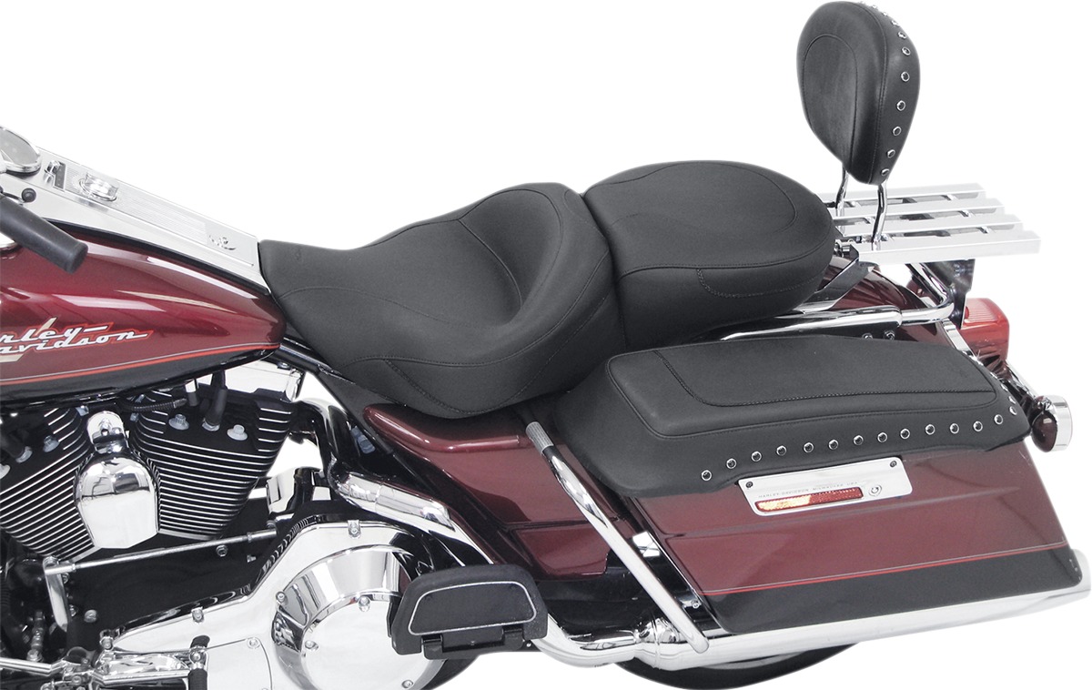 Wide Touring Seat - Wd Vntg Touring-Rk/Flhx 97-07 - Click Image to Close