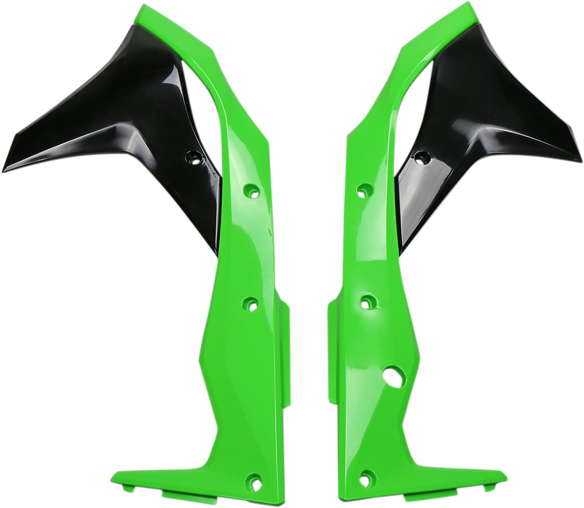 Radiator Shrouds for Kawasaki - Rad Covers Kaw Oem - Click Image to Close